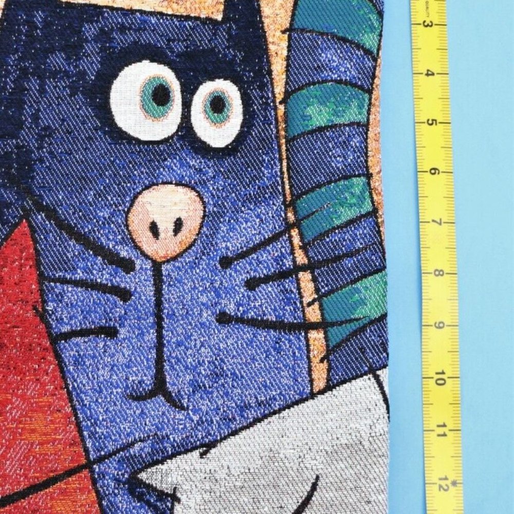 Tapestry Bag Tote Cats Shopping Beach Gym Shoulder 16"x 15" Unique Design New - Picture 10 of 13